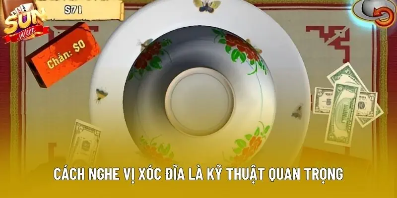 Cách nghe vị xóc đĩa là kỹ thuật quan trọng