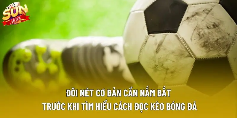 ĐÔi nét cơ bản cần nắm bắt trước khi tìm hiểu cách đọc kèo bóng đá